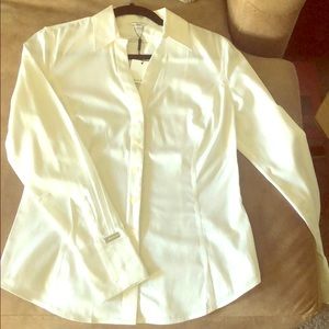 Women’s Calvin Klein white button up